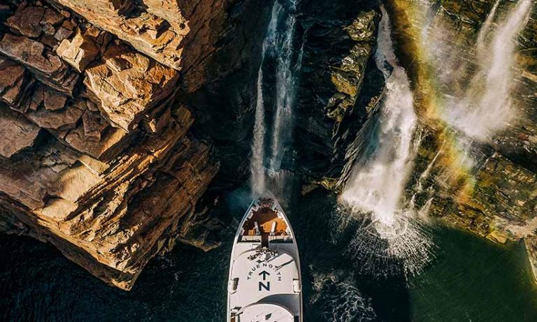 Kimberley waterfall Experiences with true north cruise