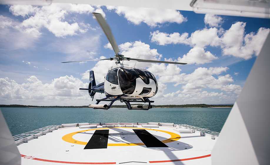 Fulltime on-board helicopter - True North