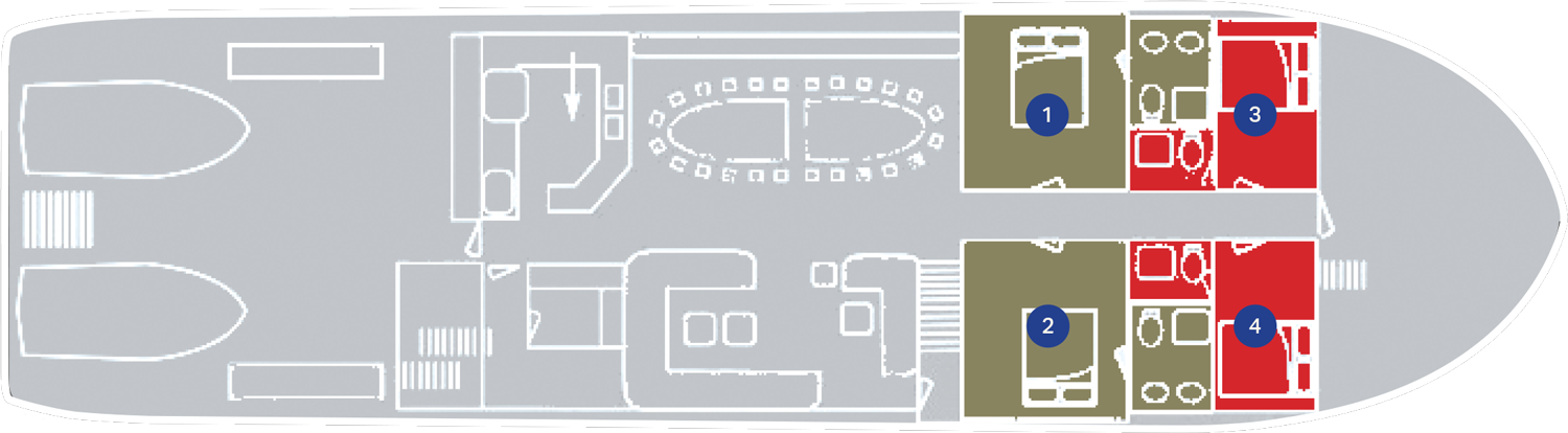 True North II Explorer Class Cabins Blueprint