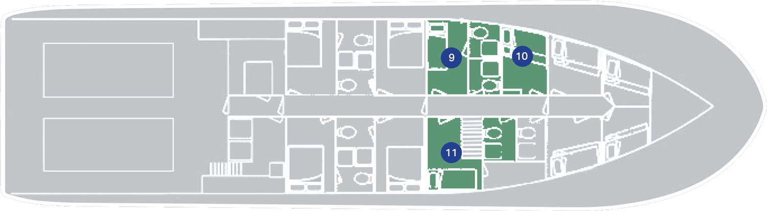 True North II Ocean Class Cabins Blueprint